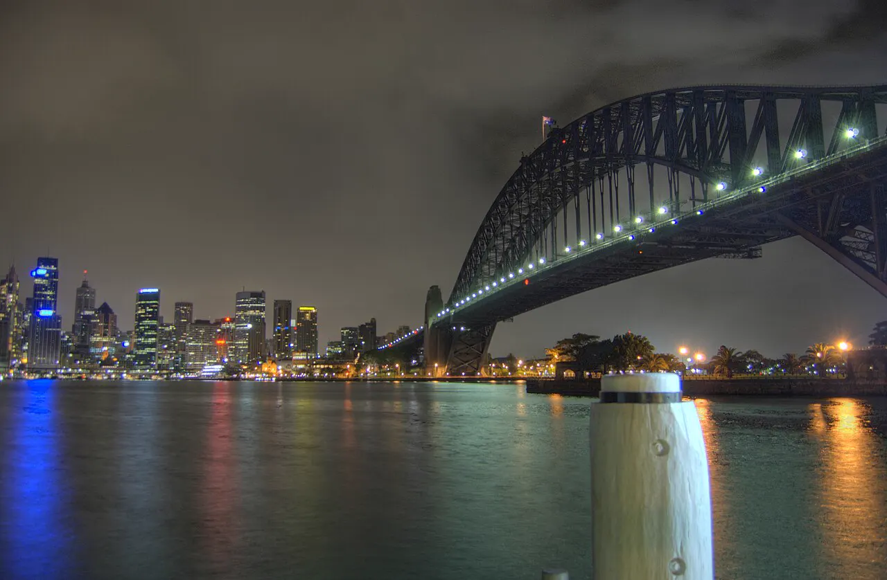 Sydney Harbour Bridge from Kirribilli, Sydney
