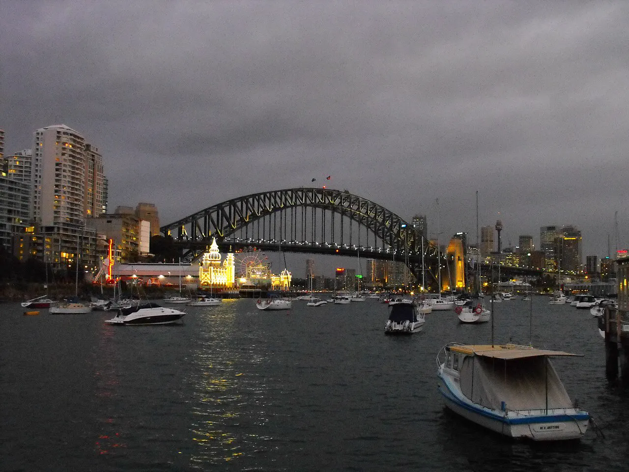 Lavender Bay and the Harbour Bridge, Sydney