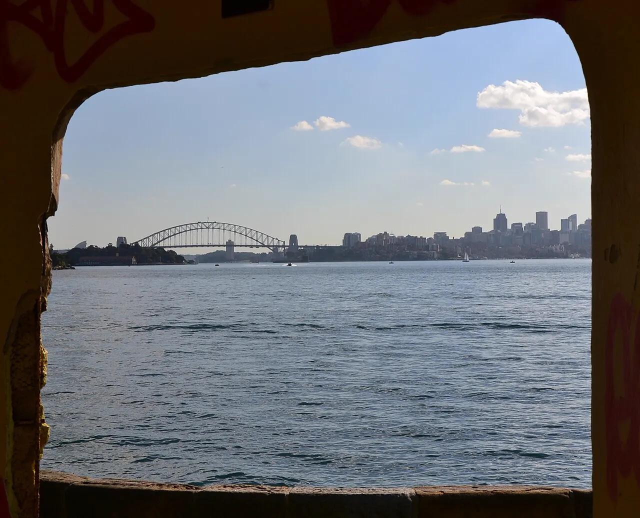 The harbour from Duff Reserve, Point Piper, Sydney